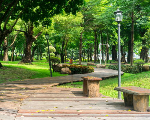 presidential towers amenities garden area